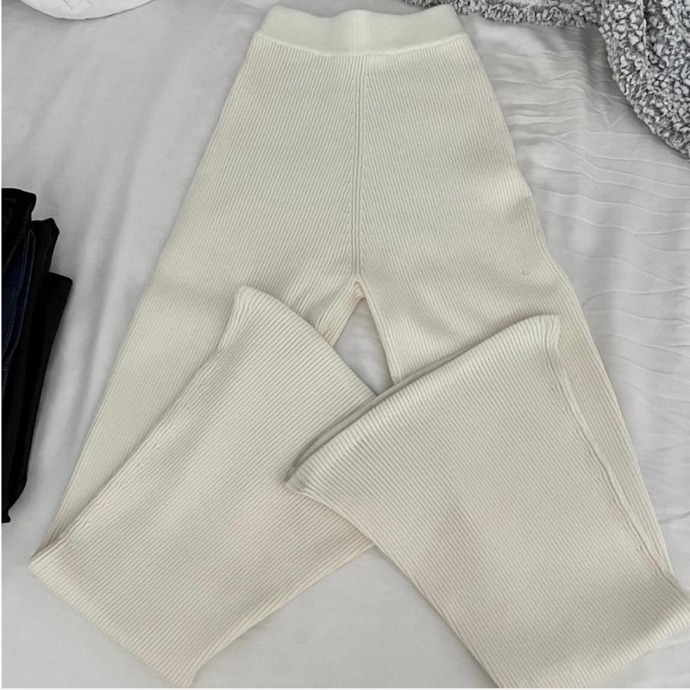 House of CB Altered Cream Knit Pants